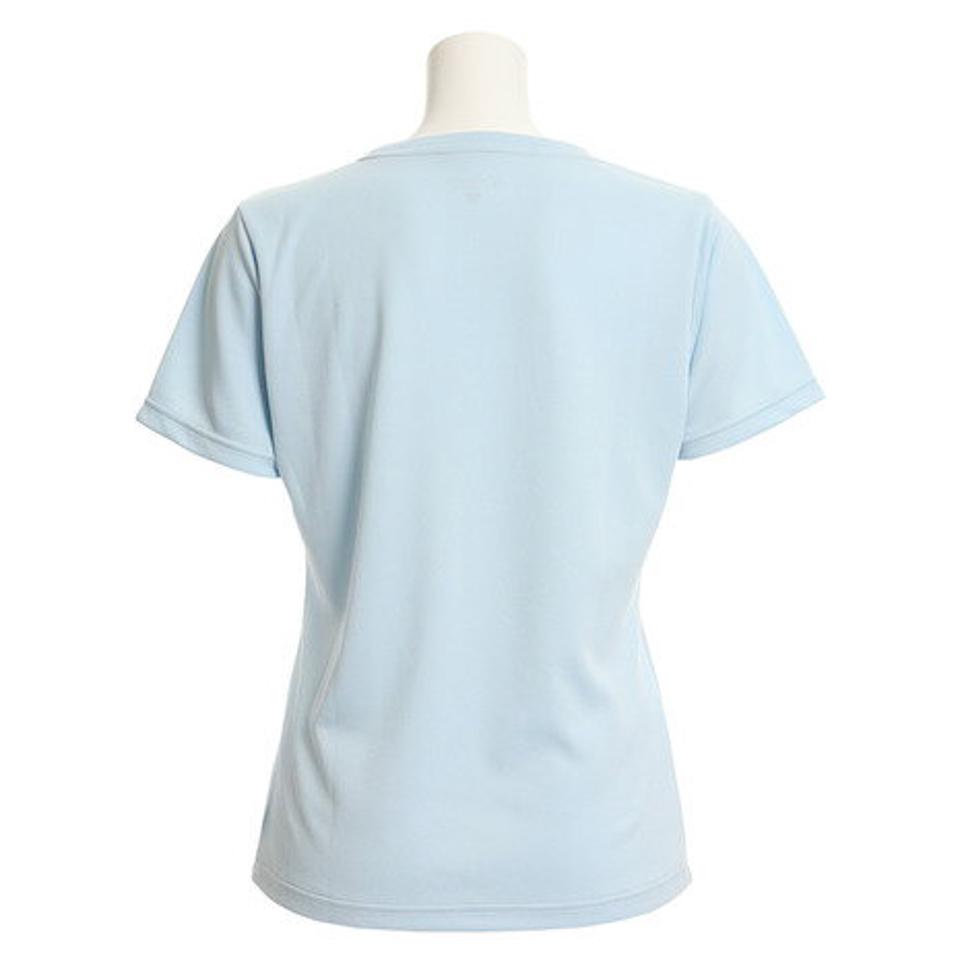 ウィッテム（HUITIEME）（レディース）テニス Tシャツ レディース 半袖 MACARON HU19S03LS733114LBLU 【吸汗速乾/UVカット】