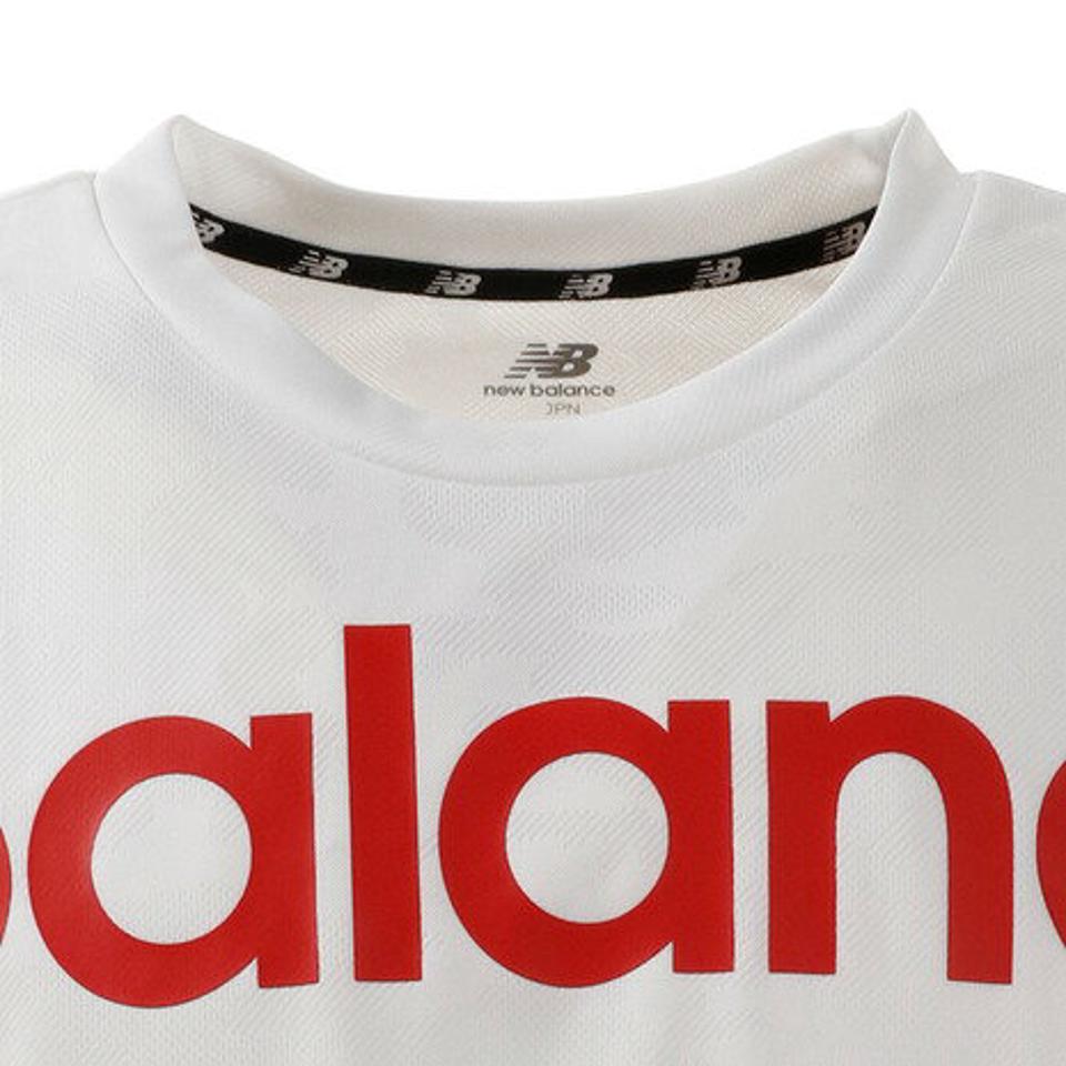 ニューバランス（new balance）（メンズ）サッカー ウェア メンズ 半袖 Tシャツ BIGロゴ ショートスリーブ JMTT0100WT