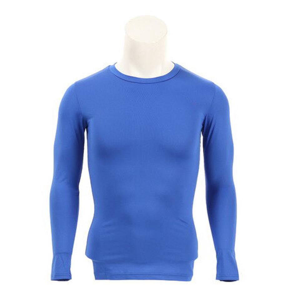 デュアリグ(DUARIG) サッカー ウェア メンズ ストレッチ丸首インナーシャツ 741D8ES065 BLU インナー アンダー シャツ 長袖 (メンズ)