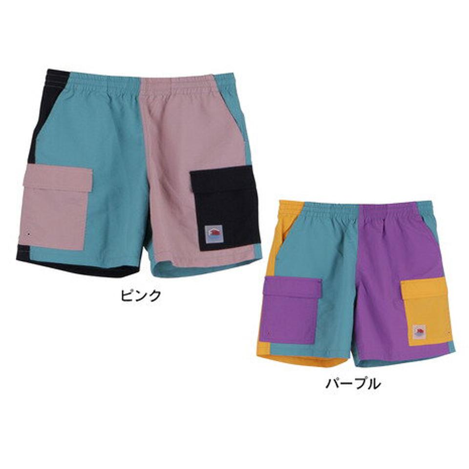 フットマーク(FOOTMARK)(キッズ) キッズショートパンツ カラーブロック 3100143