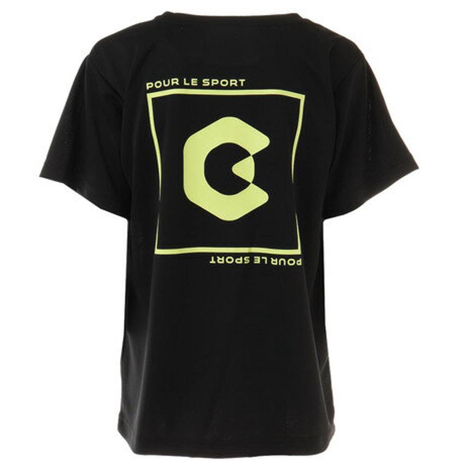 ジローム（GIRAUDM）（キッズ）ドライ 吸汗速乾 UVカット ジュニア 半袖メッシュTシャツ 865GM1CD6687 BLK