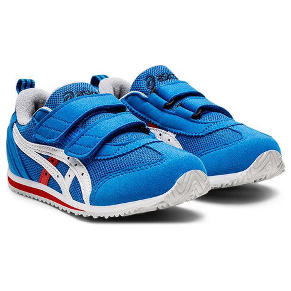 【1/10 24h限定 エントリー＆対象4店舗買い回りで最大P10倍！】アシックス（ASICS）（キッズ）ジュニア スニーカー ベルト付き 青 アイダホ MINI 4 ブルー 1144A236.400