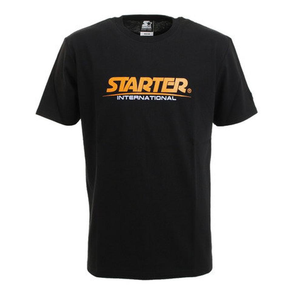 スターターブラックレーベル（STARTERBLACKLABEL）（メンズ）INTERNATIONAL ロゴTシャツ ST-2001-023 BLK