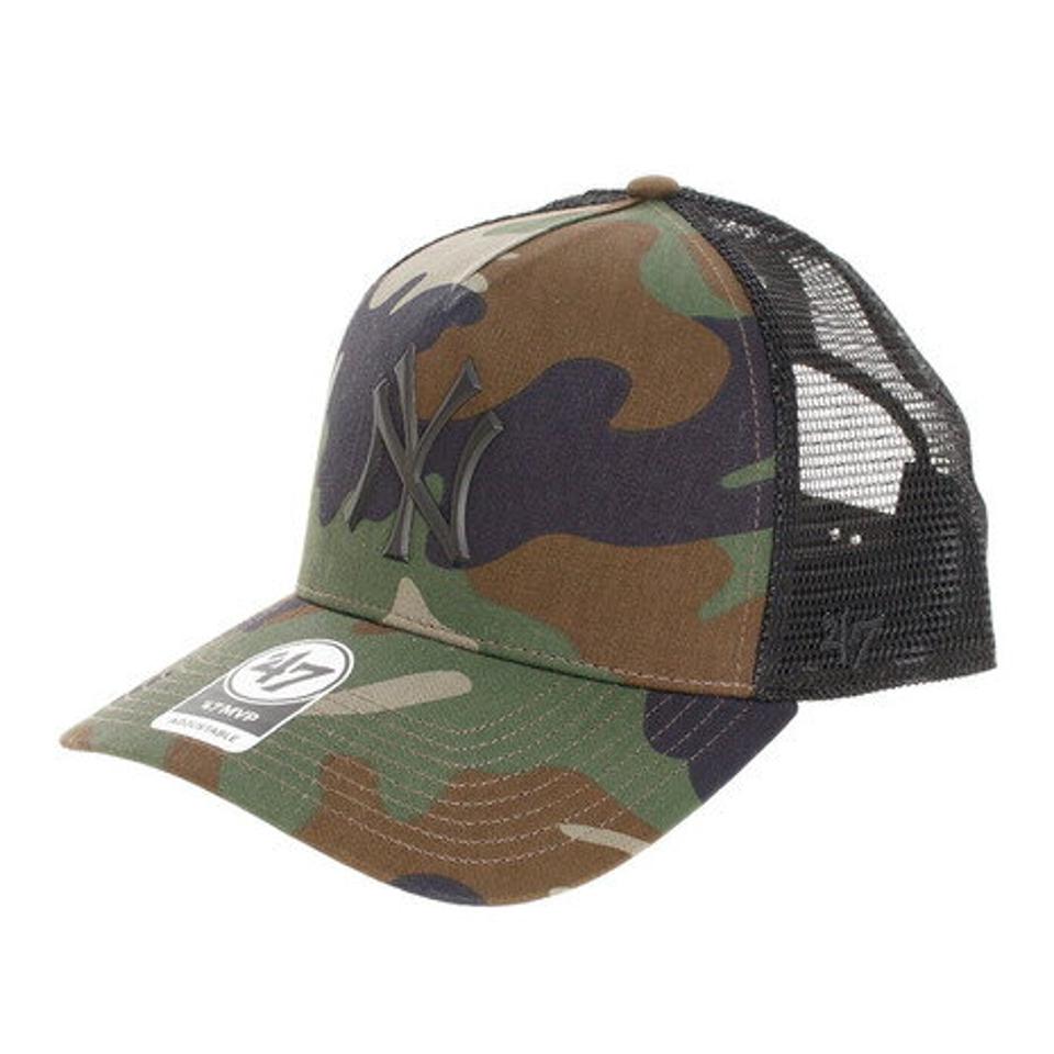 フォーティーセブン（47） 帽子 メンズ メッシュキャップ ヤンキース キャップ CAMO MATTE 47 MVP DT B-CAMDT17GWP-CM 日よけ （メンズ）