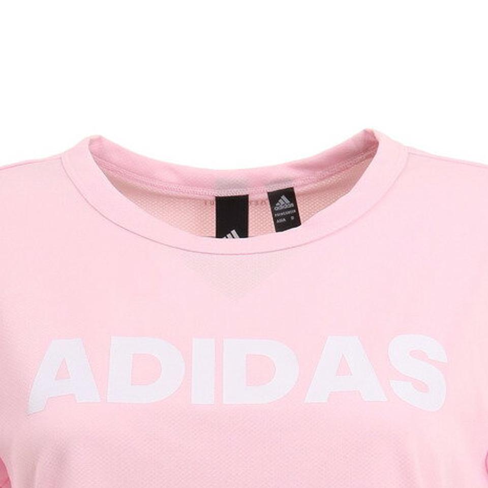 アディダス（adidas）（レディース）Tシャツ レディース 半袖 MH CAP LIN GUN30-GQ0580