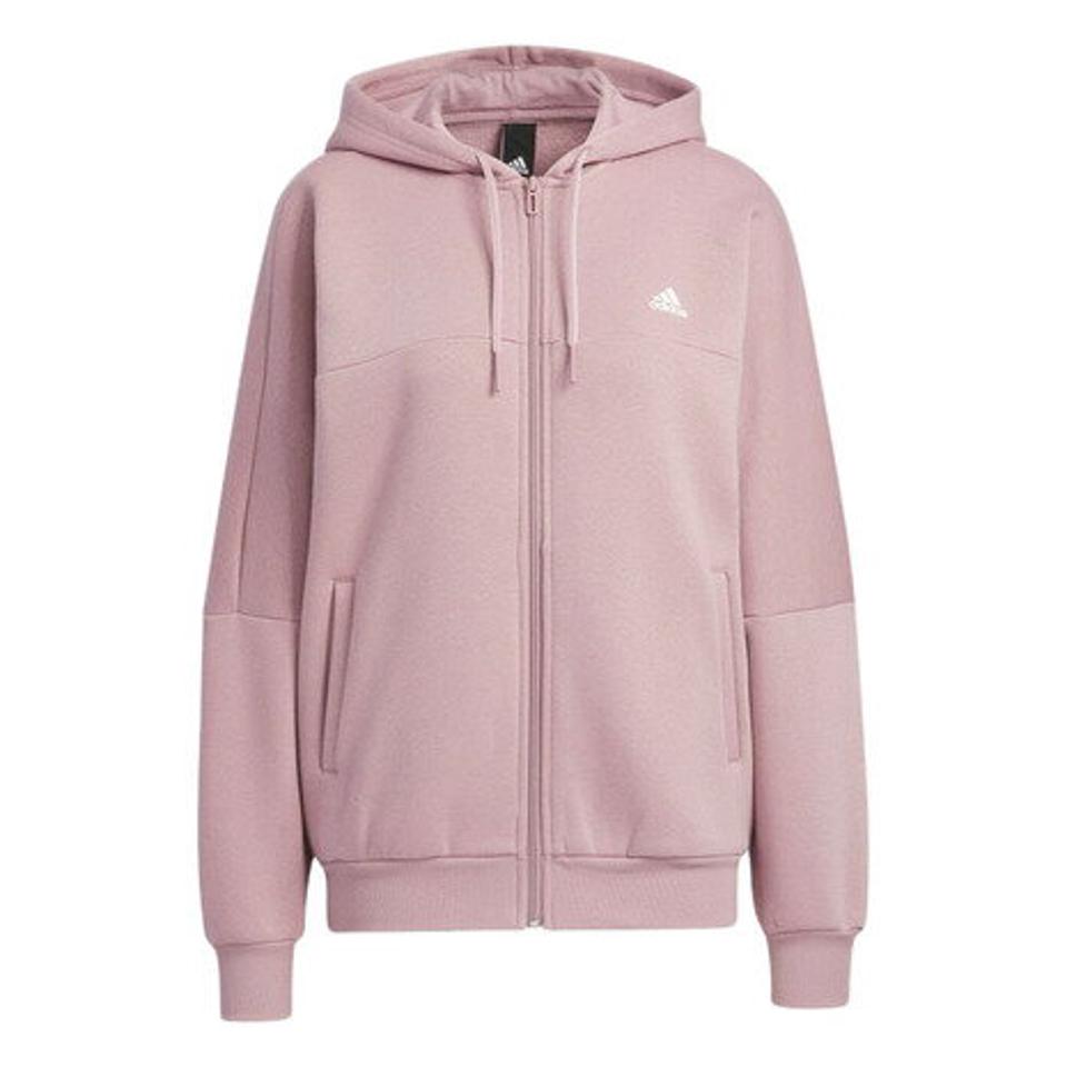 アディダス（adidas） ワーディング オーバーサイズフィット フリース フルジップパーカー HF577-HM2811 （レディース）