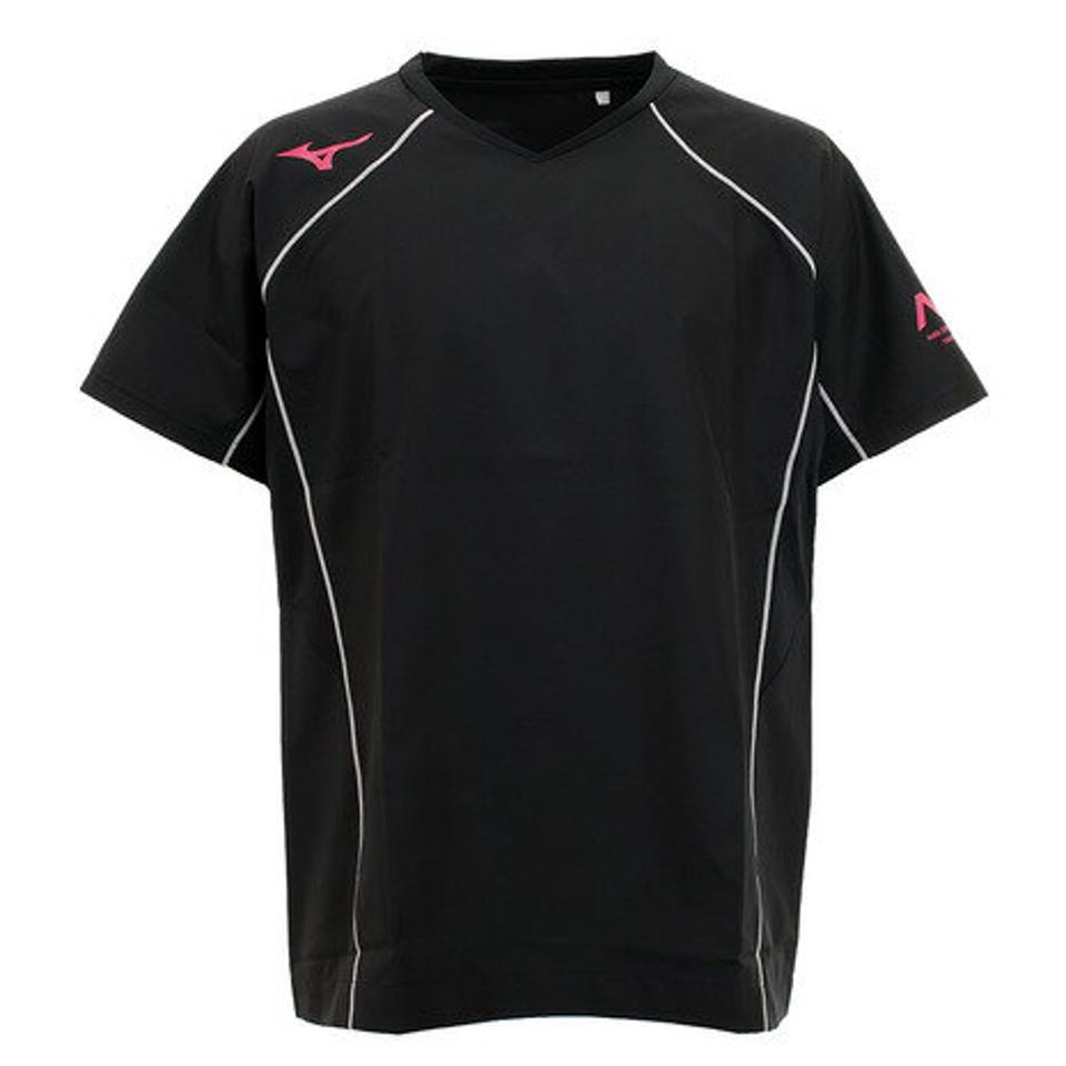 ミズノ(MIZUNO) 半袖ピステシャツ V2JE041196 【バレーボールウェア ピステシャツ トップス】 (メンズ)