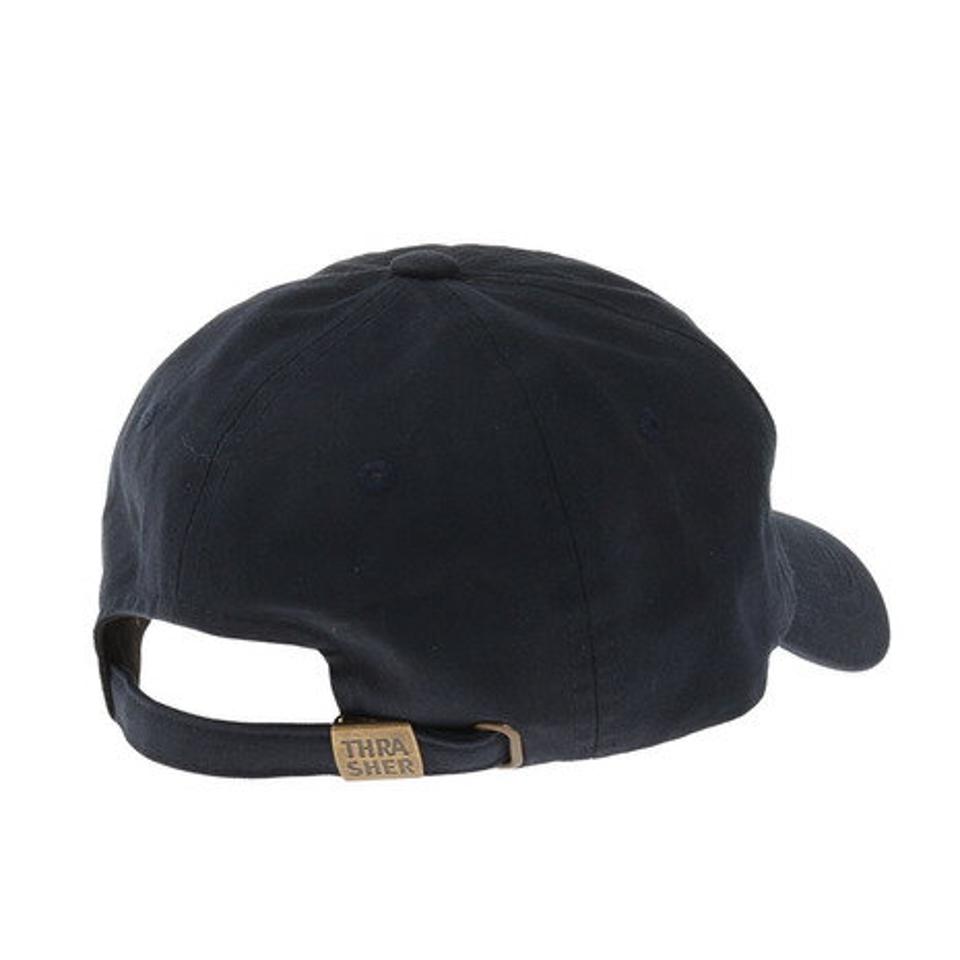 スラッシャー（THRASHER）（メンズ、レディース）MAG LOGO COTTON DAD キャップ THR-C01-NV