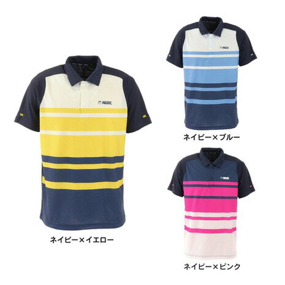 パシフィック（PACIFIC）（メンズ） ドライプラス OO ボーダー ポロシャツ PT20FM453