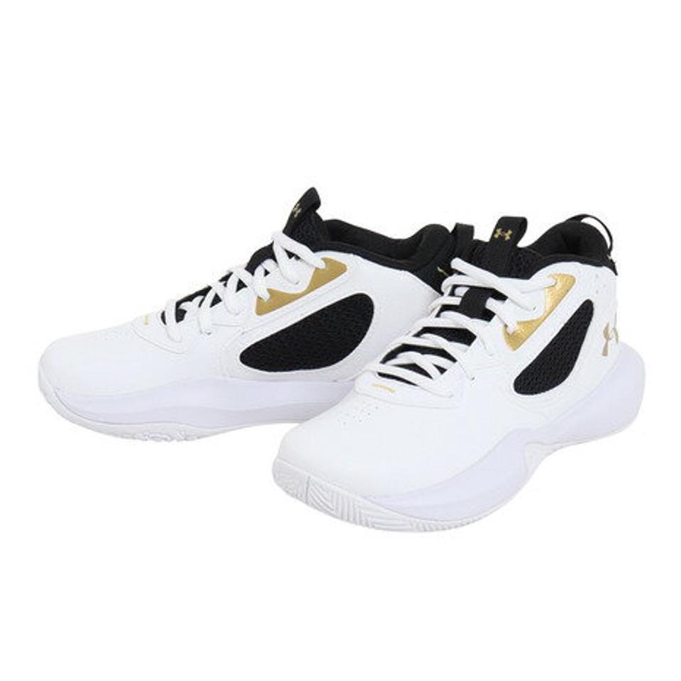 アンダーアーマー（UNDER ARMOUR）（レディース、キッズ）ジュニアバスケットシューズ バッシュ ロックダウン 6 SYN 3026538 100