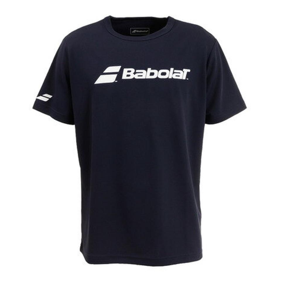 バボラ(BABOLAT) テニスウェア CLUBショートスリーブシャツ BUP1510C NV (メンズ)