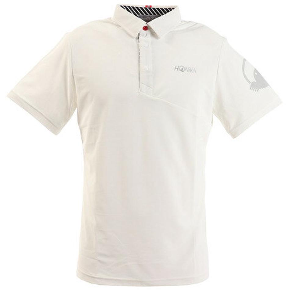 本間ゴルフ(HONMA)(メンズ)ゴルフウエア メンズ ハイゲージ ショートスリーブシャツ 031-733121-WH