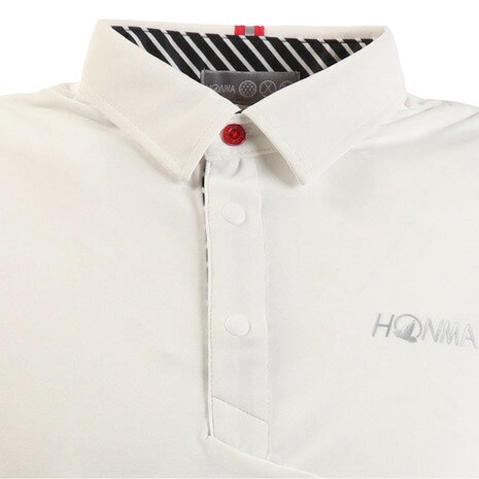 本間ゴルフ(HONMA)(メンズ)ゴルフウエア メンズ ハイゲージ ショートスリーブシャツ 031-733121-WH