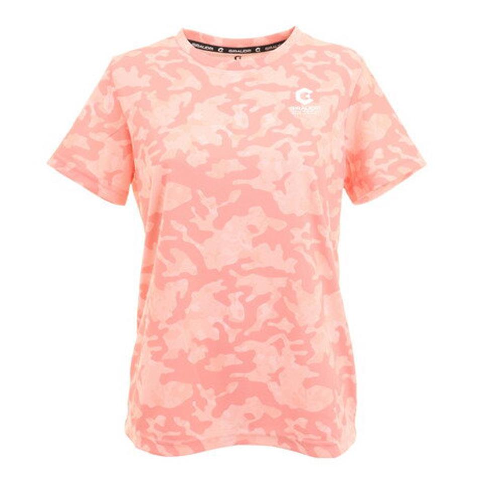 ジローム（GIRAUDM）（レディース）Tシャツ レディース 半袖 ドライ 吸汗速乾 放熱素材 UVカット 864GM1DT6699 ORG カットソー