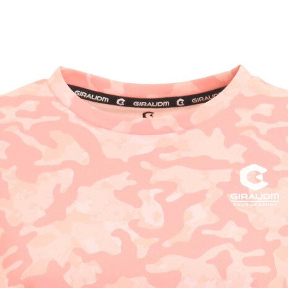 ジローム（GIRAUDM）（レディース）Tシャツ レディース 半袖 ドライ 吸汗速乾 放熱素材 UVカット 864GM1DT6699 ORG カットソー
