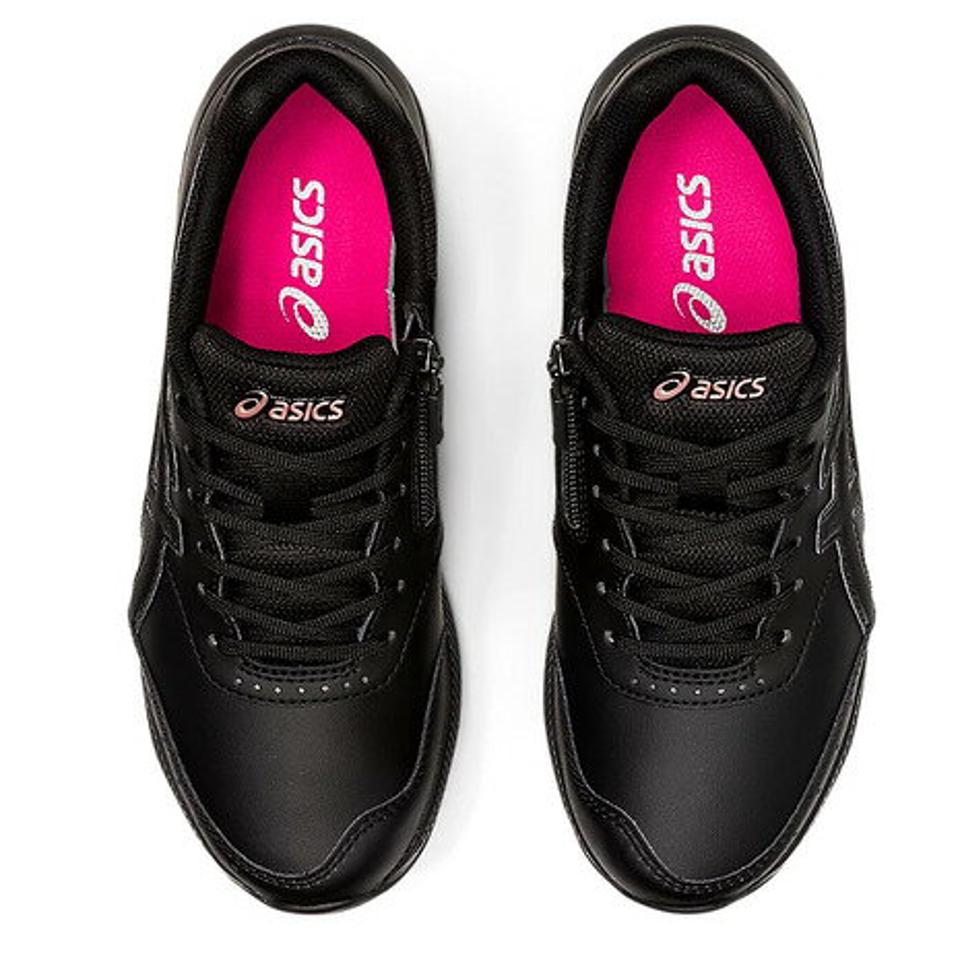 【10%OFFクーポン 8/25まで】アシックス（ASICS） GEL-FUNWALKER W053 ゲル ファンウォーカー ブラック 黒 1292A053.001 スニーカー ウォーキングシューズ ファスナー 軽量 （レディース）