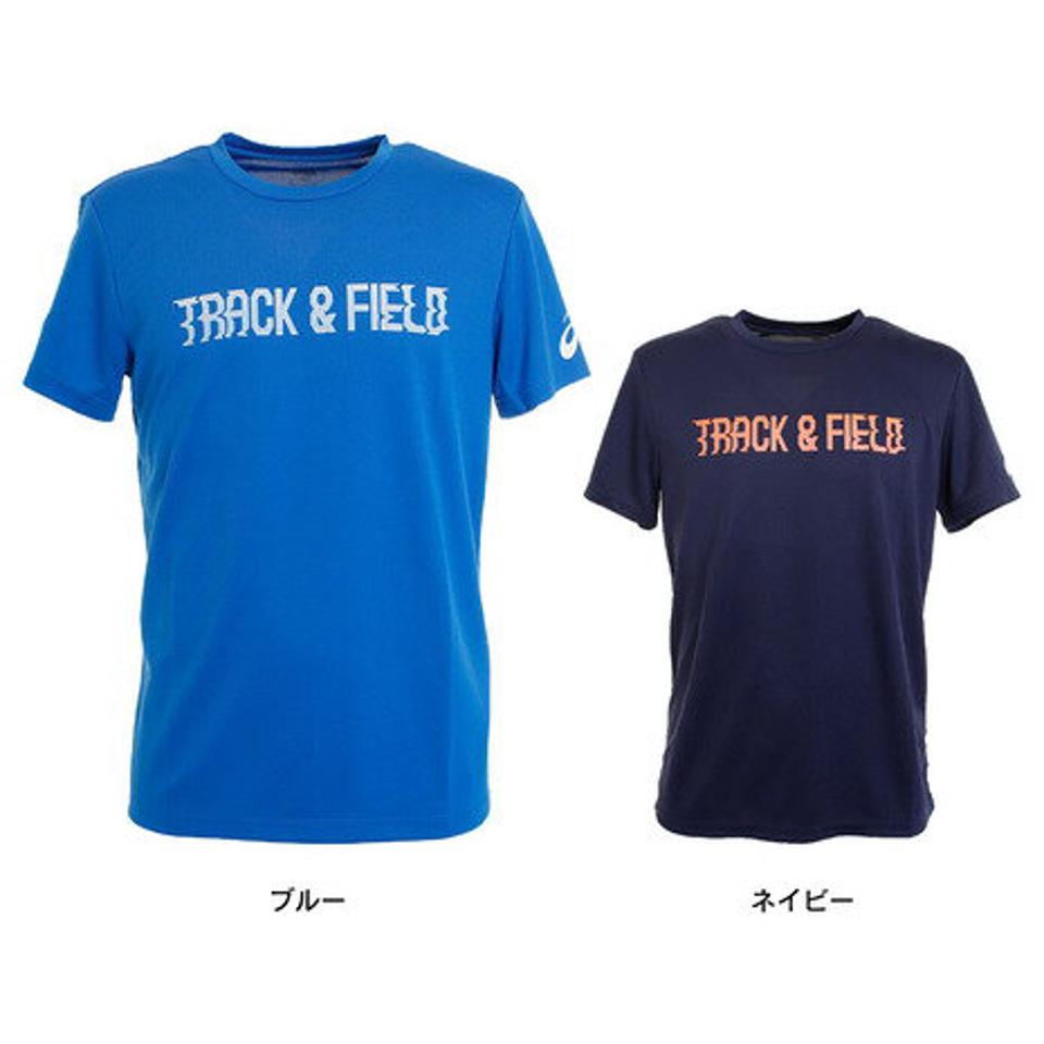アシックス（ASICS）（メンズ） 陸上 ウェア Tシャツ プリントショートスリーブトップ 2091A182