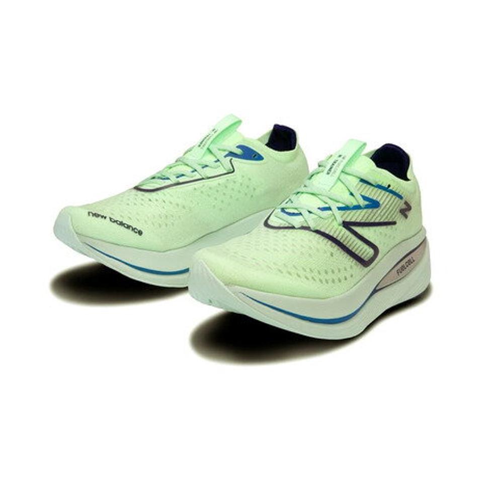 ニューバランス（new balance）（メンズ）ランニングシューズ 緑 グリーン FuelCell SuperComp Trainer LG2 MRCXLG2 Dトレーニングシューズ 部活 靴 メンズ