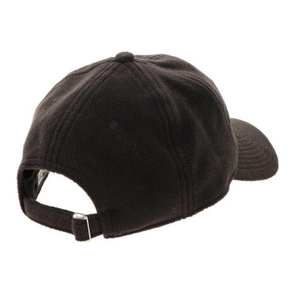 ニューエラ（NEW ERA）（メンズ）帽子 9THIRTY マイクロフリース ラバーパッチ キャップ BLK 12540733 日よけ