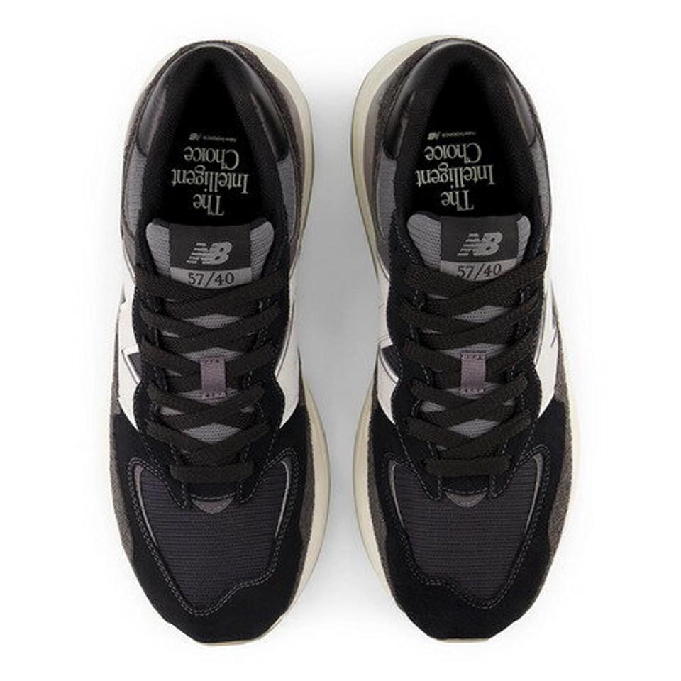ニューバランス（new balance） 57/40 ブラック 黒 M5740PSH D スニーカー スポーツシューズ カジュアル スエード ローカット 厚底 （メンズ、レディース）