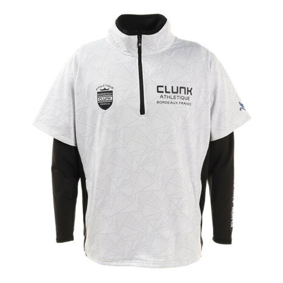 クランク(CLUNK) ゴルフウェア アンダーセット3WAYハーフジップ長袖シャツ CL5LTG07 WHT. (メンズ)