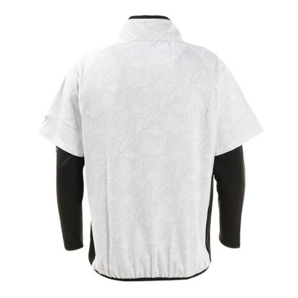 クランク(CLUNK) ゴルフウェア アンダーセット3WAYハーフジップ長袖シャツ CL5LTG07 WHT. (メンズ)