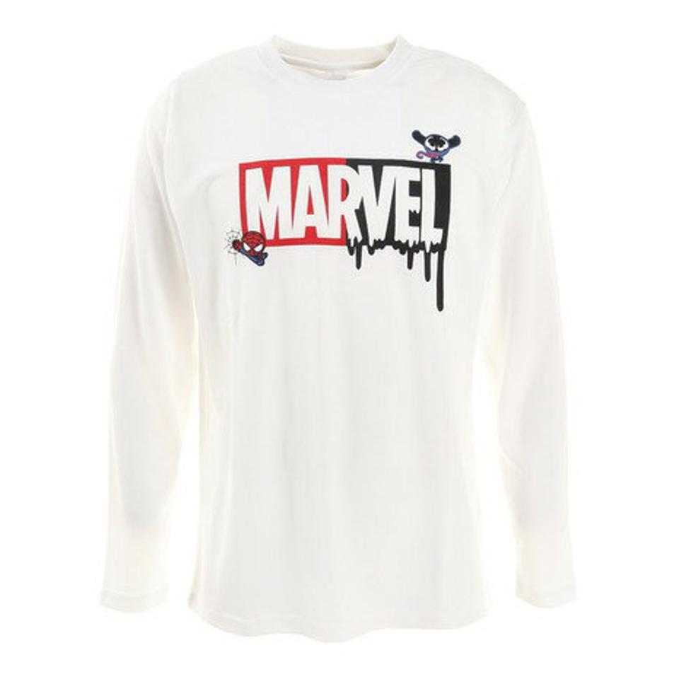 マーベル（MARVEL）（メンズ）マーベルロゴ UVカット 長袖Tシャツ DS0203002 バスケットボールウェア ロンT