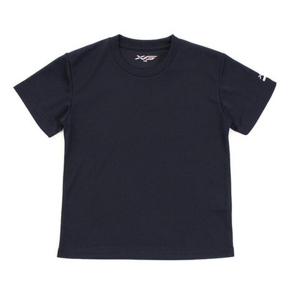エックスティーエス（XTS） ドライ 速乾 UVカット 半袖 Tシャツ 865G8CD5875 NVY オンライン価格 （キッズ）