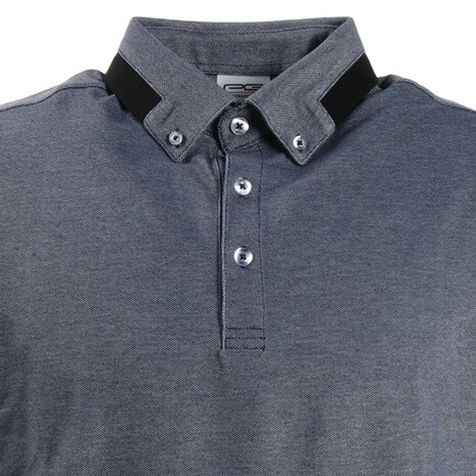 【スポーツデー エントリーでP5倍!4/3 9:59迄】パフォーマンスギア(PG)(メンズ)ゴルフウェア メンズ TCエリデザインポロシャツ PGLS-2006 NVY