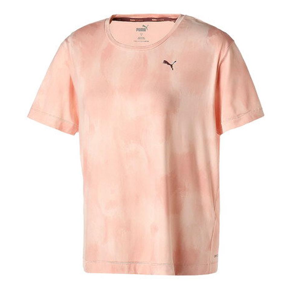 プーマ（PUMA） ヨガ スタジオ AOP トレンド 半袖 Tシャツ 522623 47 PNK （レディース）