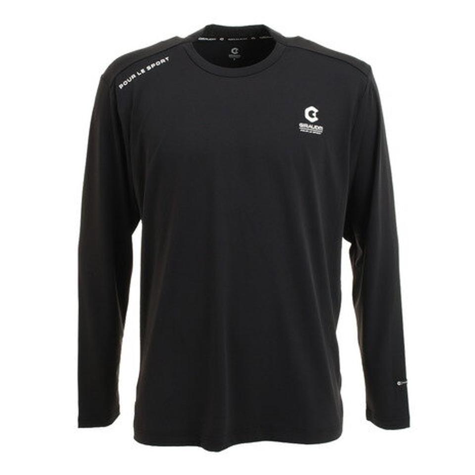 ジローム（GIRAUDM） Tシャツ メンズ 長袖 ドライプラス シャインブロック 863GM1HD6834 BLK （メンズ）