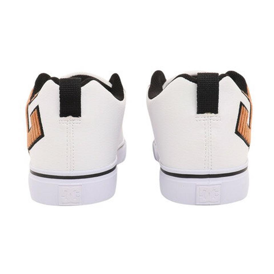 ディーシーシューズ（DC SHOES）（メンズ）スニーカー メンズ 白 コートバルク COURT VULC SE SN ホワイトブラウン 22FWDM224034WBR