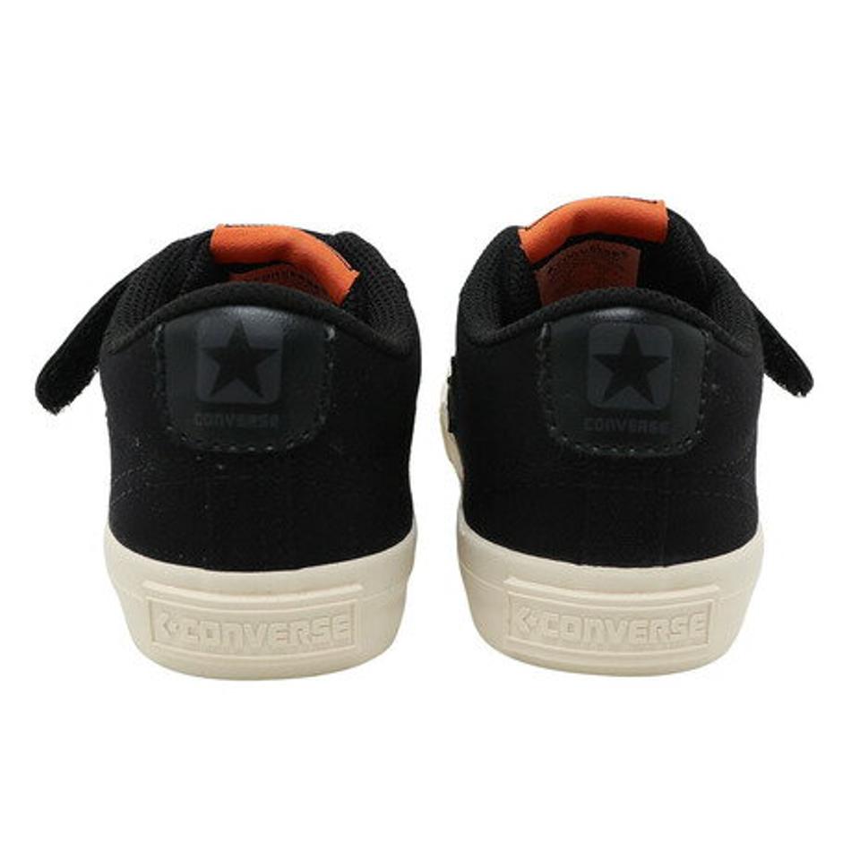 【9/5 24h限定エントリー＆対象4店舗買い回りで最大P10倍！】コンバース（CONVERSE） キッズ ブレイクスター SK V-1 OX ブラック 37302061 22FW ジュニア スニーカー スポーツシューズ 子供靴 マジックテープ （キッズ）