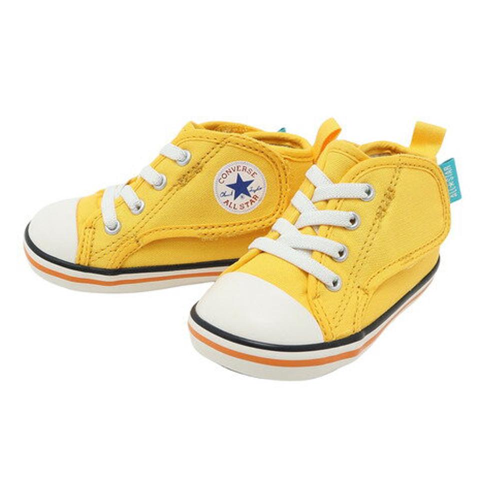 コンバース（CONVERSE）（キッズ） スニーカー ベビー キッズ 青 黄色 オールスター N ターコイズ イエロー 37302000 37302001