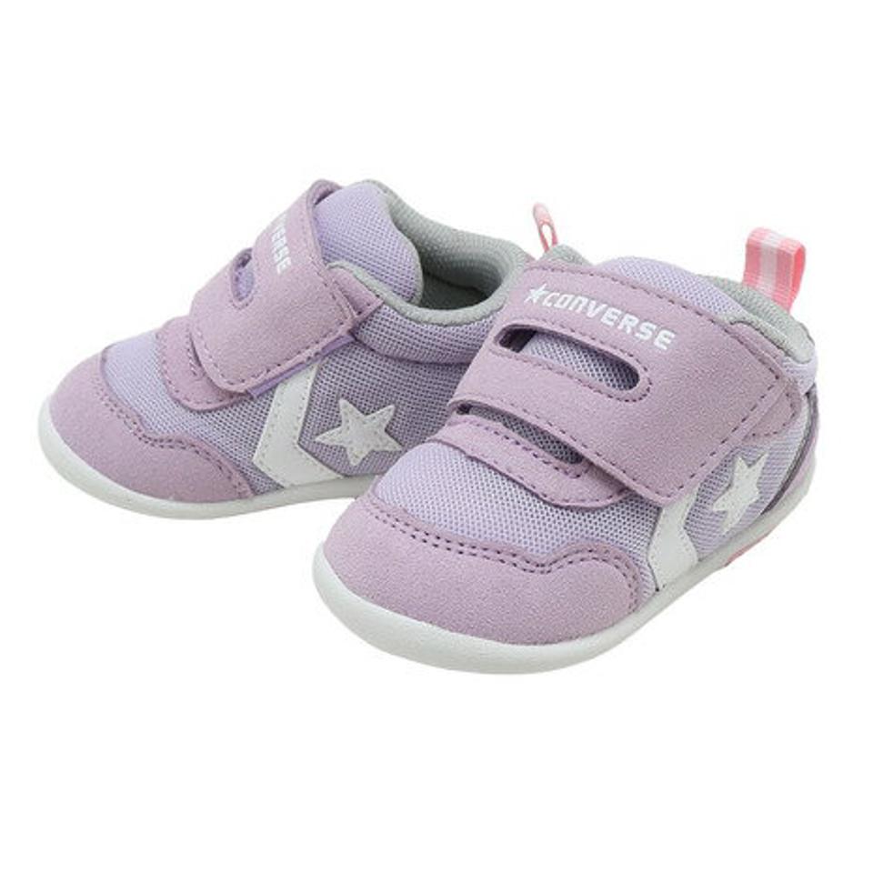 コンバース（CONVERSE）（キッズ） キッズ スニーカー 紫 紺 シューズ ミニ MINI RS 2 ライラック ネイビーホワイト 37301940 37301941