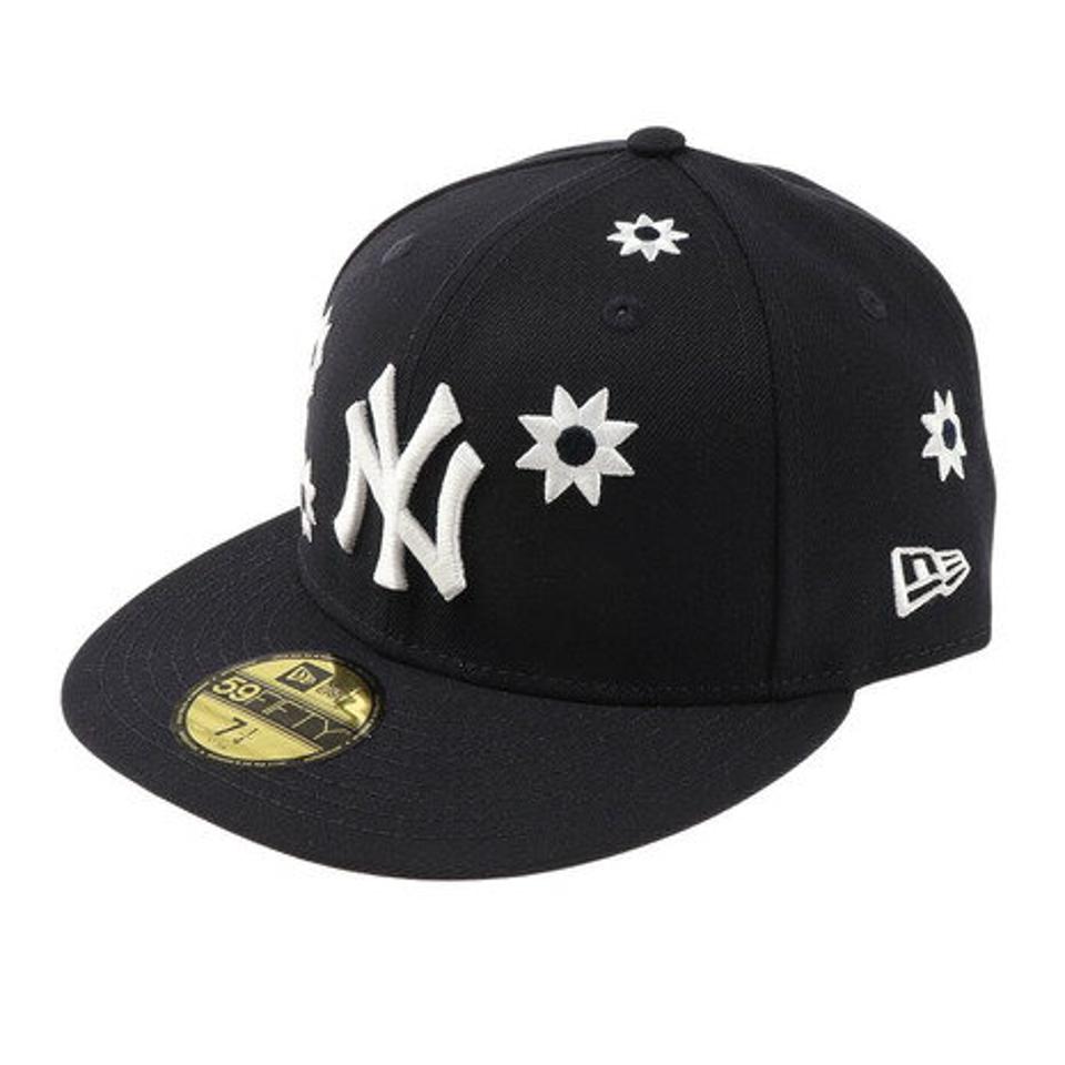 ニューエラ（NEW ERA） 59FIFTY MLB Flower Embroidery ニューヨーク・ヤンキース キャップ 13328539 （メンズ）