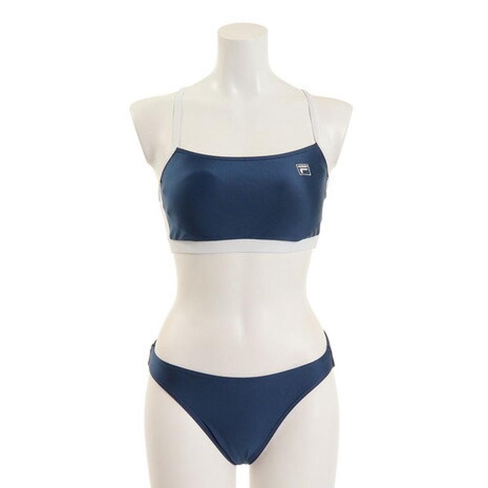 フィラ（FILA） ロゴTシャツ付き水着 4点セット 229-704SAX （レディース）