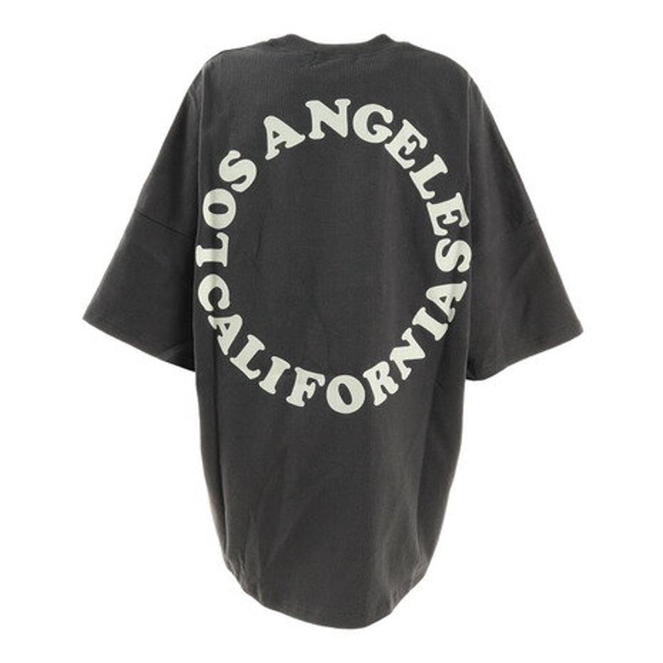 アンティバルリスティック（ANTI BALLISTIC）（レディース）Tシャツ レディース 半袖 フロッキープリント ビッグTシャツ 212AN2ST036 GRY