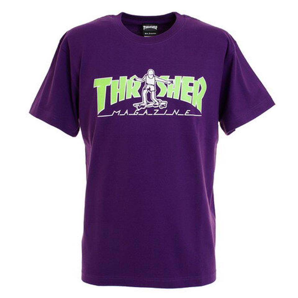 スラッシャー（THRASHER） Tシャツ メンズ GONZ HOMETOWN 半袖 TH91245VIO （メンズ）