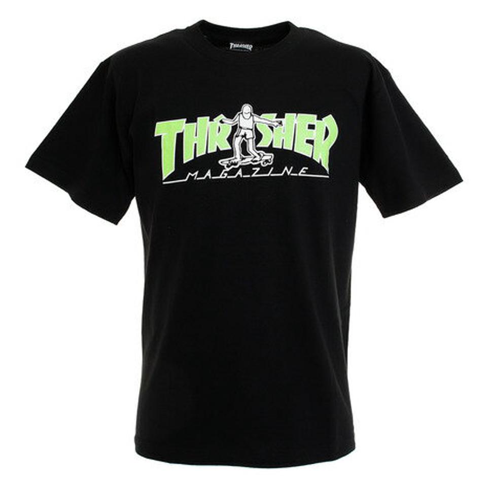 スラッシャー（THRASHER） Tシャツ メンズ GONZ HOMETOWN 半袖 TH91245BKGR （メンズ）