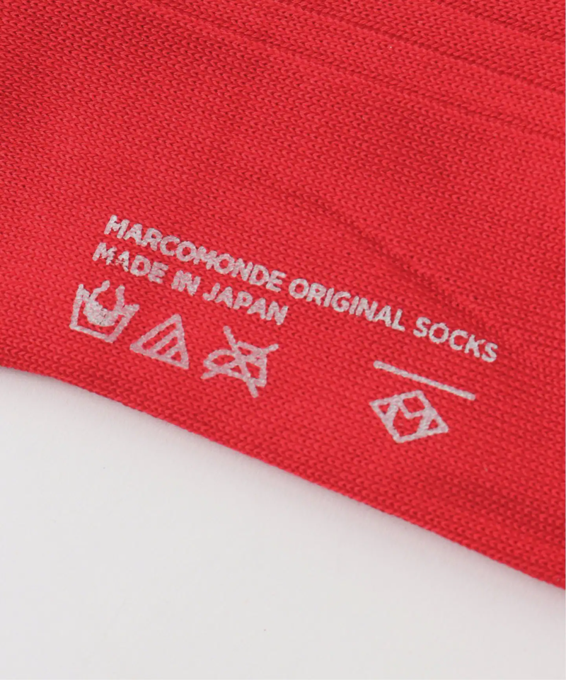 【MARCOMONDE / マルコモンド】cotton nylon rib socks（AP STUDIO）