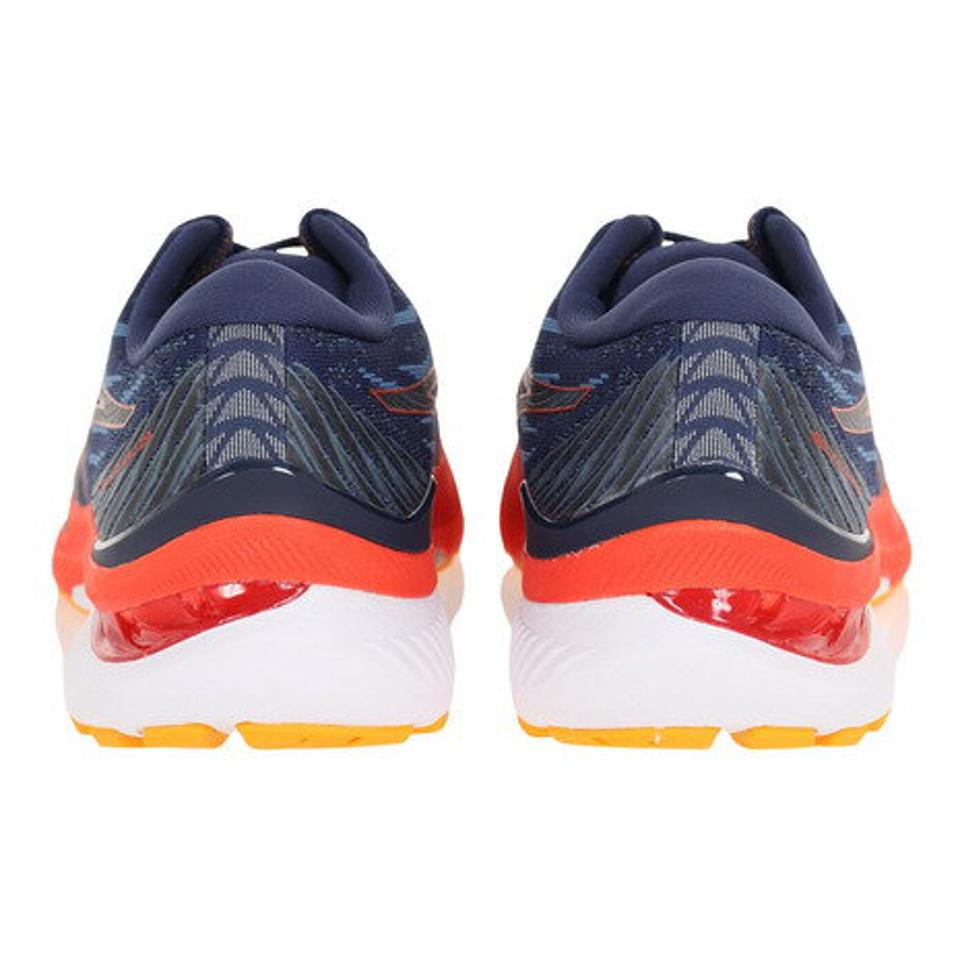 アシックス（ASICS）（メンズ）ランニングシューズ ゲルカヤノ29 EX WIDE ネイビー 1011B471.401 スニーカー 厚底 プレート 軽量 幅広 安定性 ジョギング
