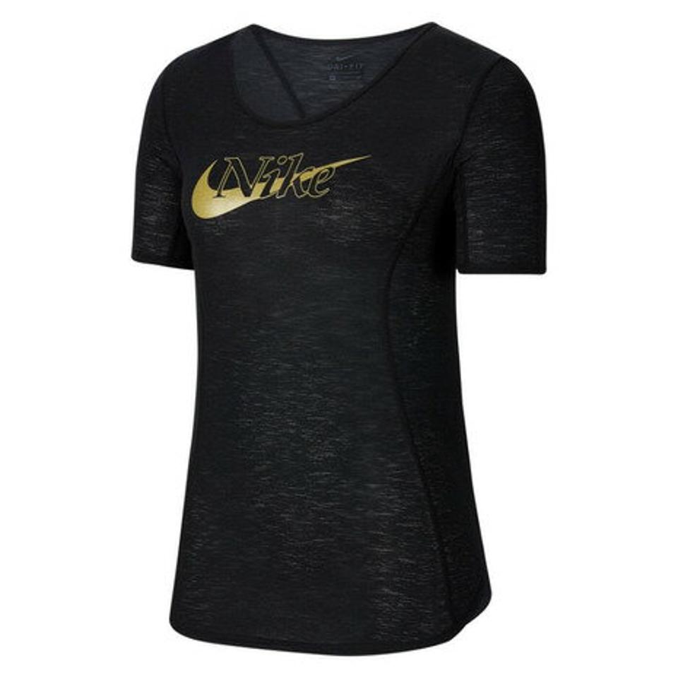 【ランニング対象品購入&エントリーでP10倍！8/19 20:00〜8/28 23:59】ナイキ（NIKE） ランニング ランニングウェア レディース アイコンクラッシュ 10K ショートスリーブ 半袖 Tシャツ CU3322-010 （レディース）