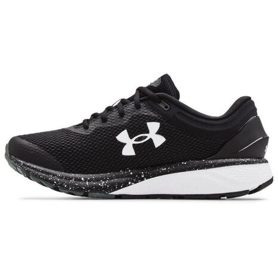 アンダーアーマー（UNDER ARMOUR）（メンズ）チャージド エスケープ3 ビッグロゴ エクストラワイド ブラック 3025133 001 ランニングシューズ ジョギング 幅広