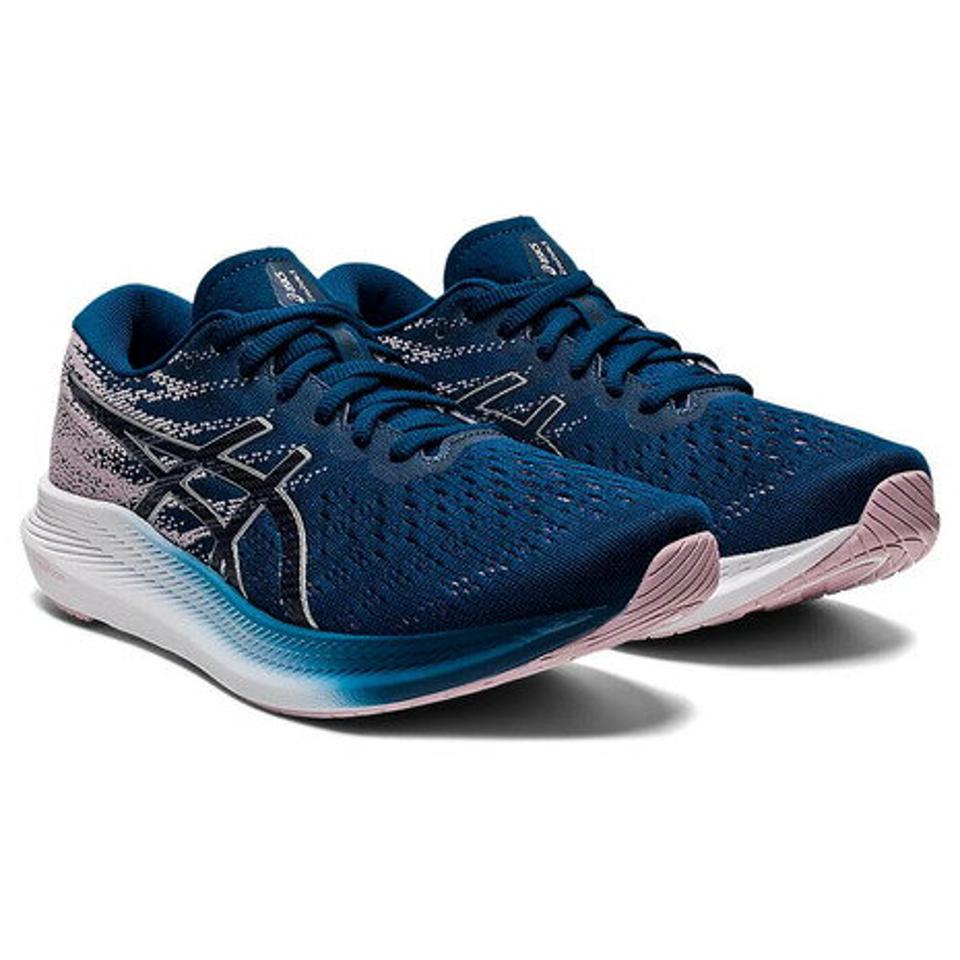 【4/15 24h限定 エントリー＆対象3店舗以上買い回りで最大P10倍！】アシックス（ASICS）（レディース）ランニングシューズ エボライド 3 ブルー 1012B184.400 スニーカー トレーニング ジョギング 軽量 駅伝 部活 マラソン