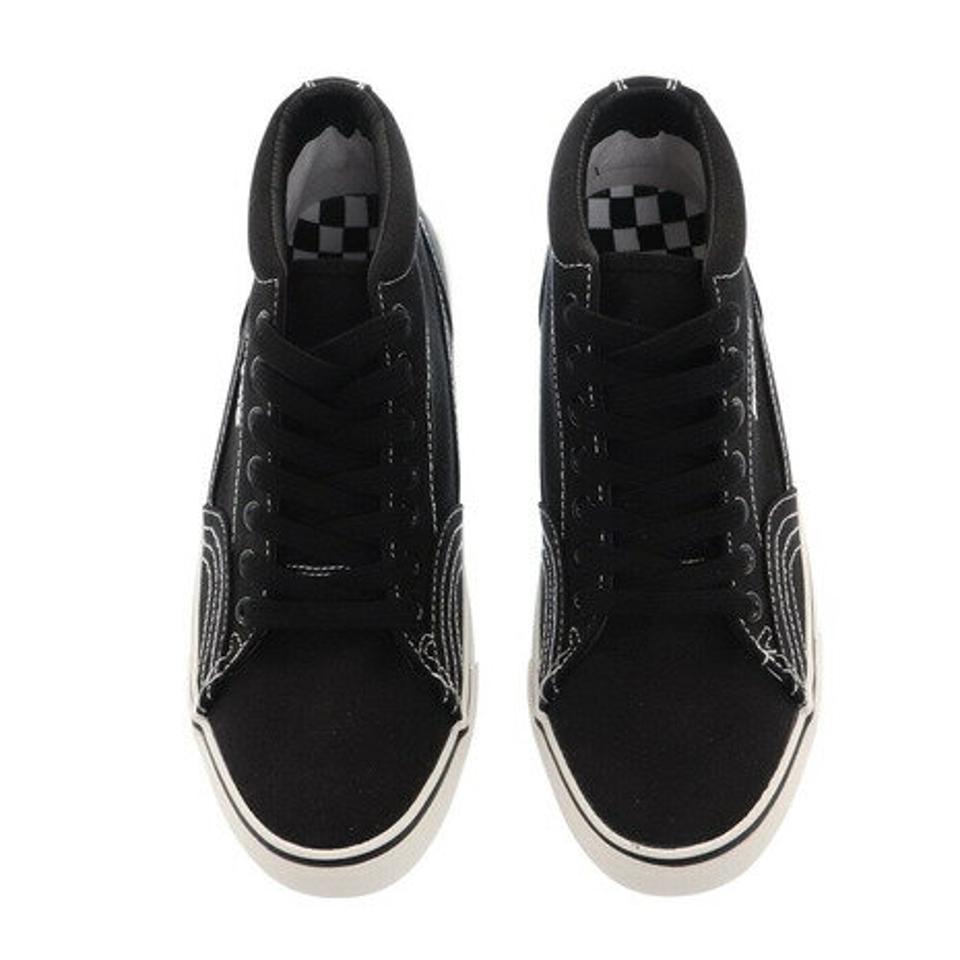 スライド（SLYDE）（メンズ）メンズ スニーカー スケーター ローカット スライドテックミッドカット SLYDE TECH MID CUT オフホワイト ブラックホワイト