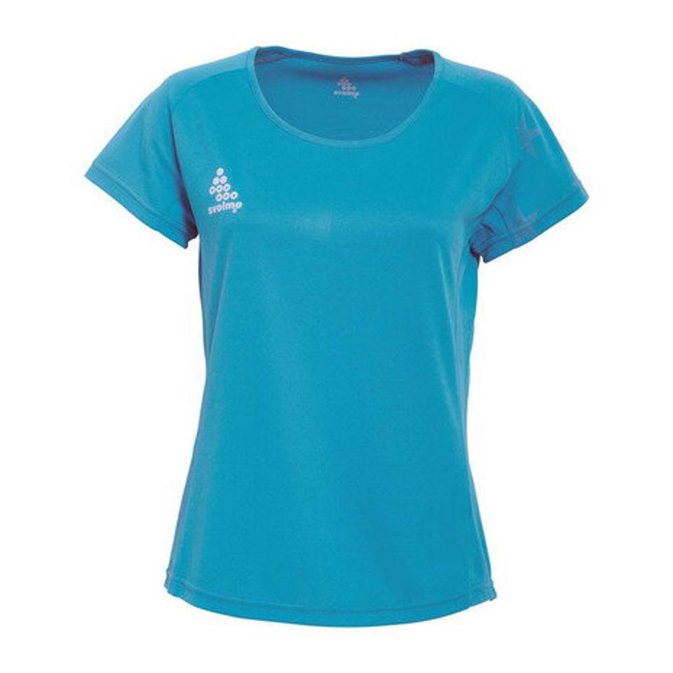 【ランニング対象品購入&エントリーでP10倍!8/19 20:00〜8/28 23:59】スボルメ(SVOLME) ランニング スターRUNシャツ 7203-11400SAX (レディース)