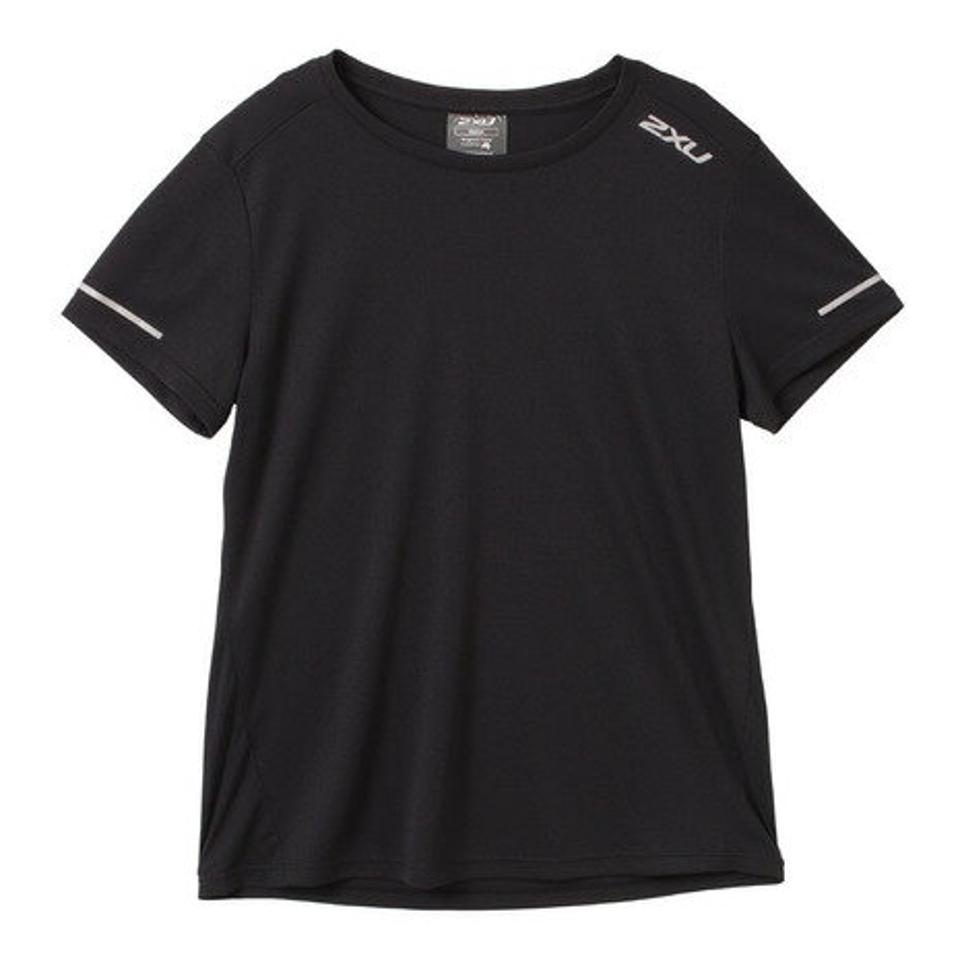 【15%OFFクーポン対象！12/15まで】ツー・タイムズ・ユー（2XU）（レディース）ランニング ランニングウェア レディース エアロ 半袖 Tシャツ WR6565A-BLK/SRF