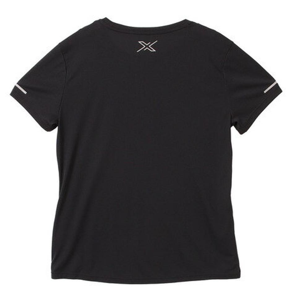 【15%OFFクーポン対象！12/15まで】ツー・タイムズ・ユー（2XU）（レディース）ランニング ランニングウェア レディース エアロ 半袖 Tシャツ WR6565A-BLK/SRF
