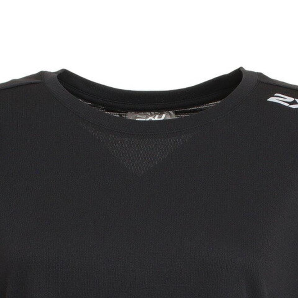 【15%OFFクーポン対象！12/15まで】ツー・タイムズ・ユー（2XU）（レディース）ランニング ランニングウェア レディース エアロ 半袖 Tシャツ WR6565A-BLK/SRF